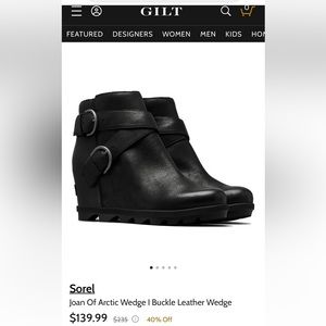 Joan Of Arctic Wedge Bootie- make an offer!!